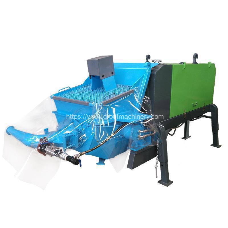 DYP-90 wet shotcrete machine with mixing hopper-2