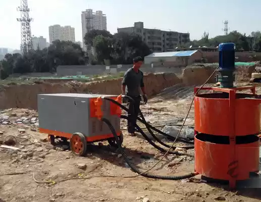 How to operate a high pressure grout pump (2)